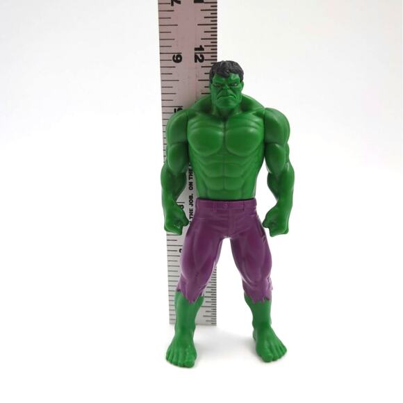 Marvel Hasbro The Incredible Hulk 5.5” Action Figure Torso Twists Purple Pants - Picture 4 of 4